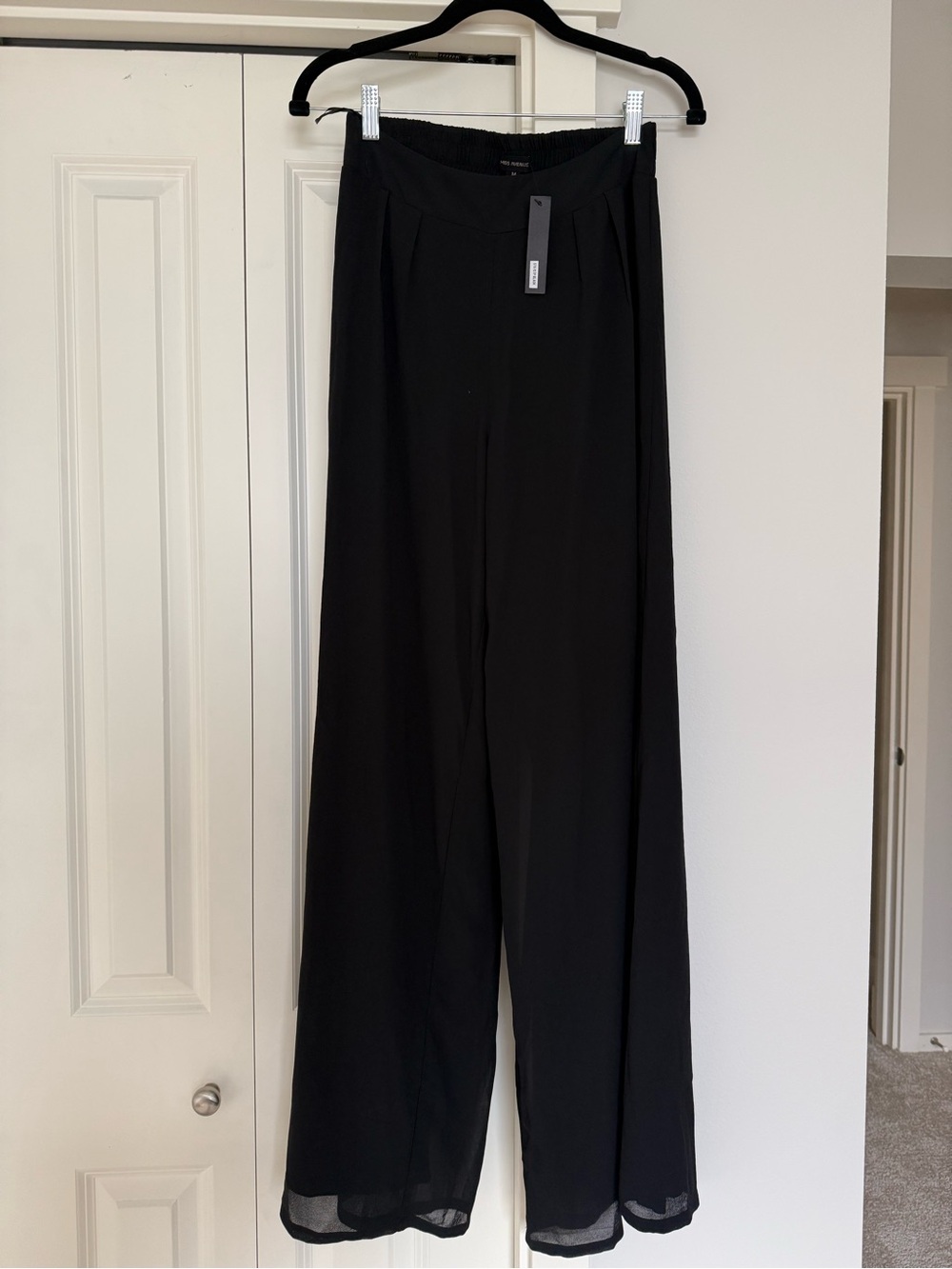 Miss Avenue Black Wide Leg Palazzo Pants